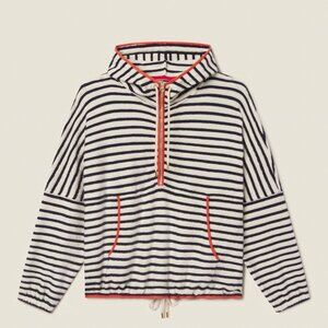 Andi Windbreaker Navy Stripe